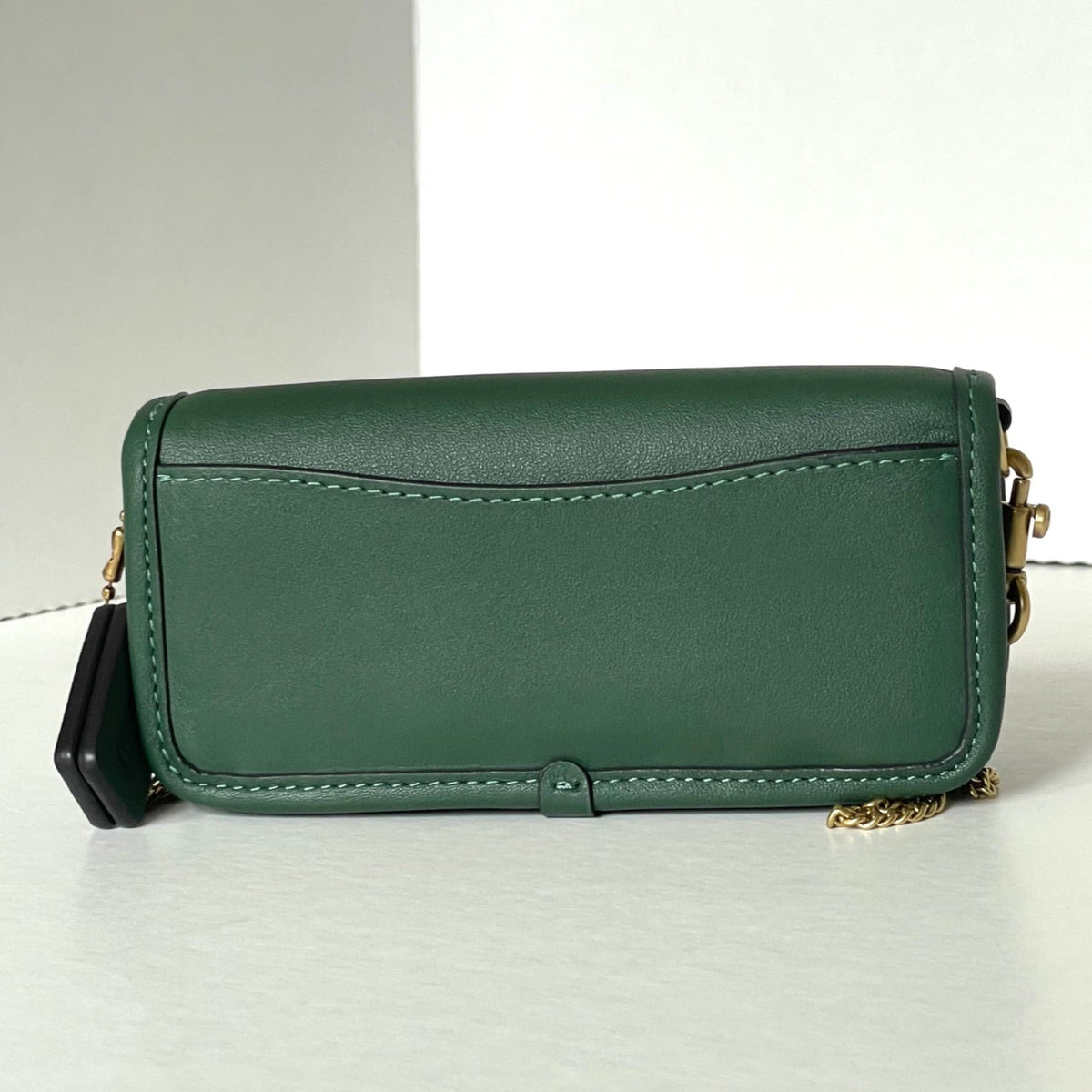 Coach Mini Dinky Bag 14 Crossbody Hunter Green CZ108 Leather Gold
