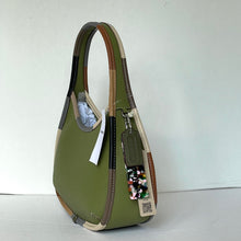Load image into Gallery viewer, Coach Ergo Bag Coachtopia Colorful Binding Olive Shoulder Bag 90s Leather CL701