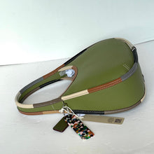Load image into Gallery viewer, Coach Ergo Bag Coachtopia Colorful Binding Olive Shoulder Bag 90s Leather CL701