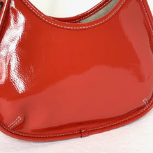 Load image into Gallery viewer, Coach Ergo Bag Crinkle Patent Shoulder Bag Coachtopia Leather Orange CQ003