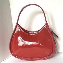 Load image into Gallery viewer, Coach Ergo Bag Crinkle Patent Shoulder Bag Coachtopia Leather Orange CQ003