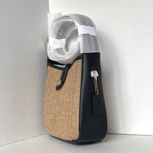 Load image into Gallery viewer, Phone case with cork back and black sides on a white background