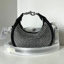 Load image into Gallery viewer, Coach Jonie Mini Bag Crystal Beaded Leather CW574 Crossbody Black Wristlet