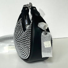 Load image into Gallery viewer, Coach Jonie Mini Bag Crystal Beaded Leather CW574 Crossbody Black Wristlet