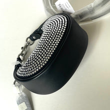 Load image into Gallery viewer, Coach Jonie Mini Bag Crystal Beaded Leather CW574 Crossbody Black Wristlet