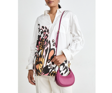 Load image into Gallery viewer, Coach Jonie Mini Pink Glovetanned Leather Crossbody Wristlet Bag CR508 ORGPKG