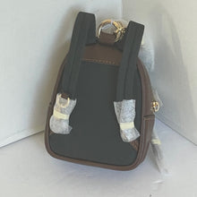 Load image into Gallery viewer, Coach Mini Court Backpack Bag Charm Keychain Brown Signature Canvas CX066
