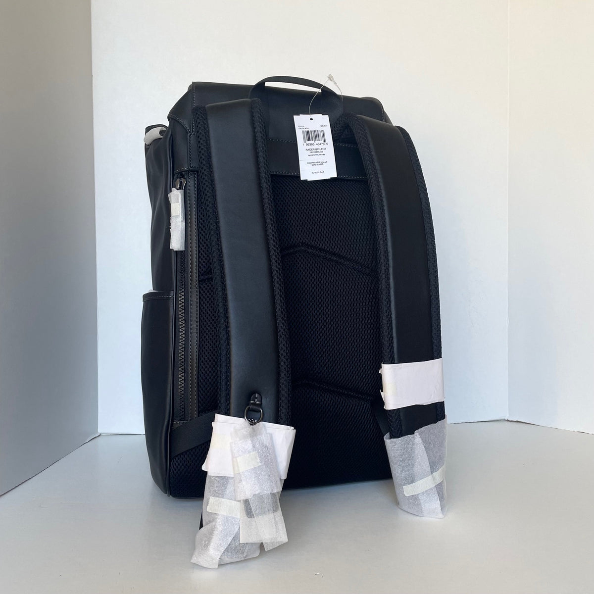 coach backpack for laptop Coach Racer Backpack Large Black Calf Leather Laptop Bag CU112 Mens OR –  Luxe Fashion Finds