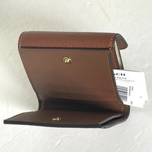 Load image into Gallery viewer, Coach Small Morgan Wallet Womens Small Brown Signature Canvas Leather Colorblock