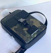 Load image into Gallery viewer, Coach Track Pack Camo Sling Signature Canvas Leather CL944 Shoulder Bag