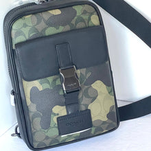 Load image into Gallery viewer, Coach Track Pack Camo Sling Signature Canvas Leather CL944 Shoulder Bag