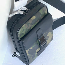 Load image into Gallery viewer, Coach Track Pack Camo Sling Signature Canvas Leather CL944 Shoulder Bag