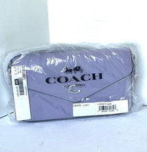 Load image into Gallery viewer, Coach Wyn Crossbody Bag Envelope Clutch Soft Purple Leather Shoulder C8439