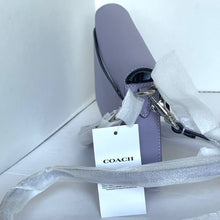 Load image into Gallery viewer, Coach Wyn Crossbody Bag Envelope Clutch Soft Purple Leather Shoulder C8439