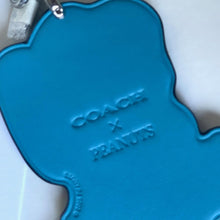 Load image into Gallery viewer, CoachxPeanuts2025LinusLeatherBagCharmKeychainCBG5675thAnniversary