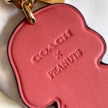 Load image into Gallery viewer, Coach x Peanuts 2025 Lucy Leather Bag Charm Keychain CBG58 Pink Anniversary