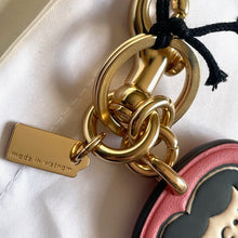 Load image into Gallery viewer, Coach x Peanuts 2025 Lucy Leather Bag Charm Keychain CBG58 Pink Anniversary