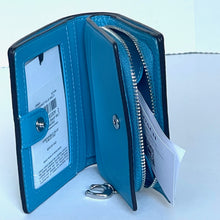Load image into Gallery viewer, Coach x Peanuts 2025 Snap Wallet Linus CBN91 Snoopy 75th Anniversary Blue