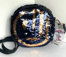 Load image into Gallery viewer, Desigual Round Crossbody Reversible Sequins Female Robot Purple Shoulder Bag