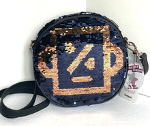 Load image into Gallery viewer, Desigual Round Crossbody Reversible Sequins Female Robot Purple Shoulder Bag