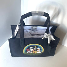 Load image into Gallery viewer, Disney X Coach Tote 30 Mickey Mouse Friends Black Medium Recycled Canvas
