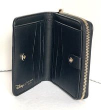 Load image into Gallery viewer, Disney X Kate Spade ID Wallet Black Minnie Mouse Small Zip Around Bifold Coin