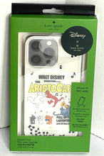 Load image into Gallery viewer, Disney X Kate Spade iPhone 14 PRO MAX Aristocats Liquid Case Hard Shell