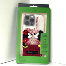 Load image into Gallery viewer, Kate Spade Disney iPhone 15 Pro Max Case Minnie Mickey Liquid Red 6.7" Boxed