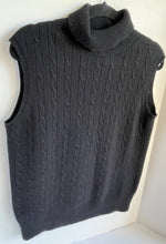 Load image into Gallery viewer, ERDEM Sleeveless Cashmere Turtleneck Sweater