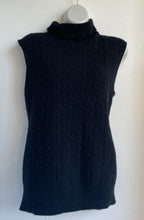 Load image into Gallery viewer, ERDEM Sleeveless Cashmere Turtleneck Sweater