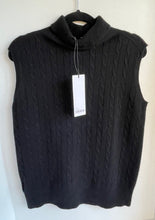 Load image into Gallery viewer, ERDEM Sleeveless Cashmere Turtleneck Sweater