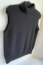 Load image into Gallery viewer, ERDEM Sleeveless Cashmere Turtleneck Sweater