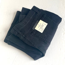 Load image into Gallery viewer, Fidelity Lotus Twist Wide Leg Women's 30 Black Comfort Stretch High Rise