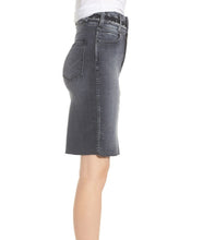 Load image into Gallery viewer, Hudson Skirt Womens 27 Black Denim Short Pencil Helena High Waist Raw Hem