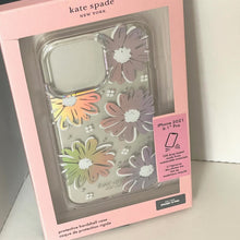 Load image into Gallery viewer, Floral phone case in packaging with 'kate spade' branding