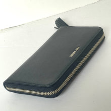 Load image into Gallery viewer, Ted Baker Large Continental Wallet Tassel Zip Womens Black Leather Robyna