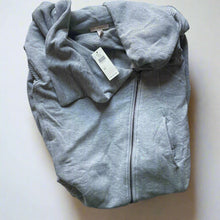 Load image into Gallery viewer, Anthropologie Moto Jacket Womens Extra Small Gray Sweatshirt Zip Up