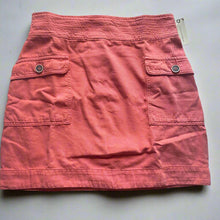 Load image into Gallery viewer, Anthropologie Skirt Womens 6 Pink Mini Cotton Linen Flap Pocket Utility