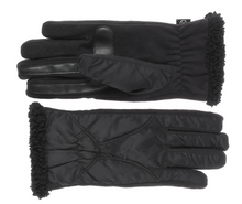 Load image into Gallery viewer, Isotoner Gloves Womens Small Medium Black SmarTouch Thermflex-Lined  Soft Nylon