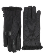 Load image into Gallery viewer, Isotoner Gloves Womens Small Medium Black SmarTouch Thermflex-Lined  Soft Nylon