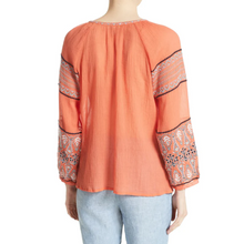 Load image into Gallery viewer, Joie_Women_s_Nelida_V-Neck_Tassel_Ties_Embroidered_Cotton_Peasant_Top_Small_4cc15546-edce-44a0-bebb-8eac2cddd216