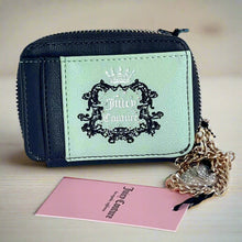 Load image into Gallery viewer, Juicy Couture Heritage Small Square Credit Card Wallet Green Limited Edition