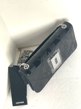 Load image into Gallery viewer, Karl Lagerfeld Small Kosette Leather Shoulder Bag Black Chain Strap Crossbody