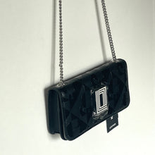 Load image into Gallery viewer, Karl Lagerfeld Small Kosette Leather Shoulder Bag Black Chain Strap Crossbody