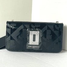 Load image into Gallery viewer, Karl Lagerfeld Small Kosette Leather Shoulder Bag Black Chain Strap Crossbody