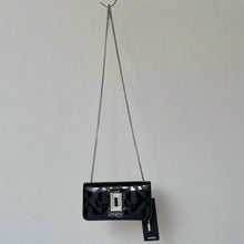 Load image into Gallery viewer, Karl Lagerfeld Small Kosette Leather Shoulder Bag Black Chain Strap Crossbody