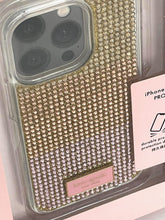 Load image into Gallery viewer, Kate Spade 14 PRO Case Rock Candy Rhinestone Rose Gold Glitter Embossed