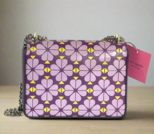 Load image into Gallery viewer, Kate Spade Amelia Shoulder Bag Womens Pink 3D Floral Leather Chain Crossbody
