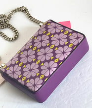 Load image into Gallery viewer, Kate Spade Amelia Shoulder Bag Womens Pink 3D Floral Leather Chain Crossbody