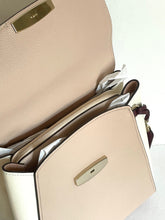 Load image into Gallery viewer, Kate Spade Backpack Womens Beige Medium Leather Pushlock Adjustable Grace